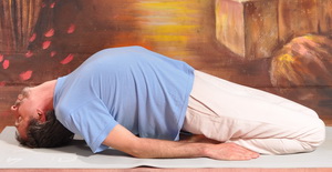 Supta Vajrasana 1-Fekvő Gyémánt 1